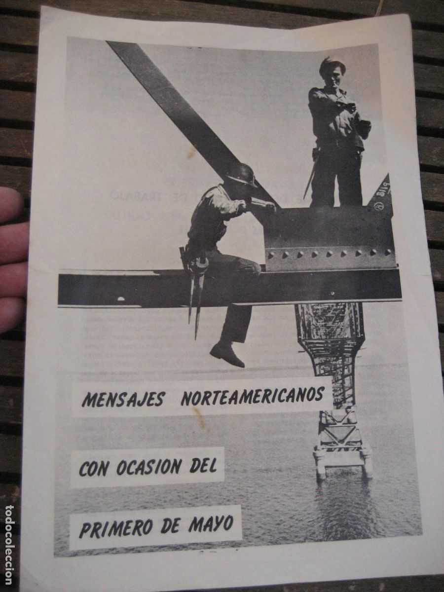 Militaria: mensajes norteamericanos con ocasion del primero de mayo . Servicio de Informaciones Casa Americana