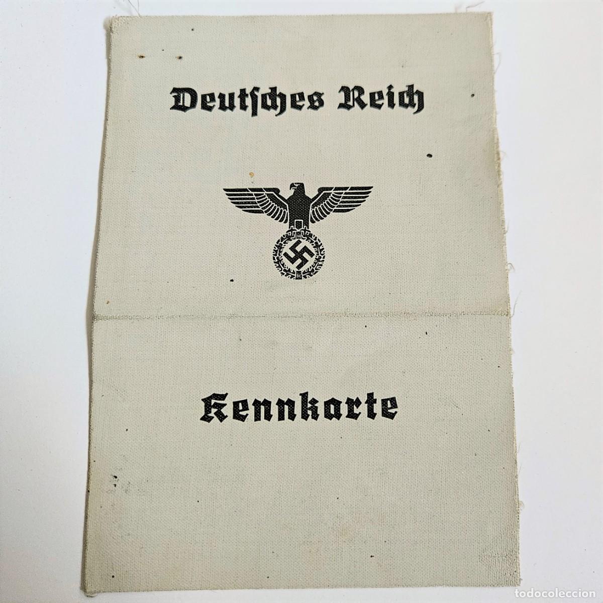 Militaria: Kennkarte original de la segunda guerra mundial. 1943