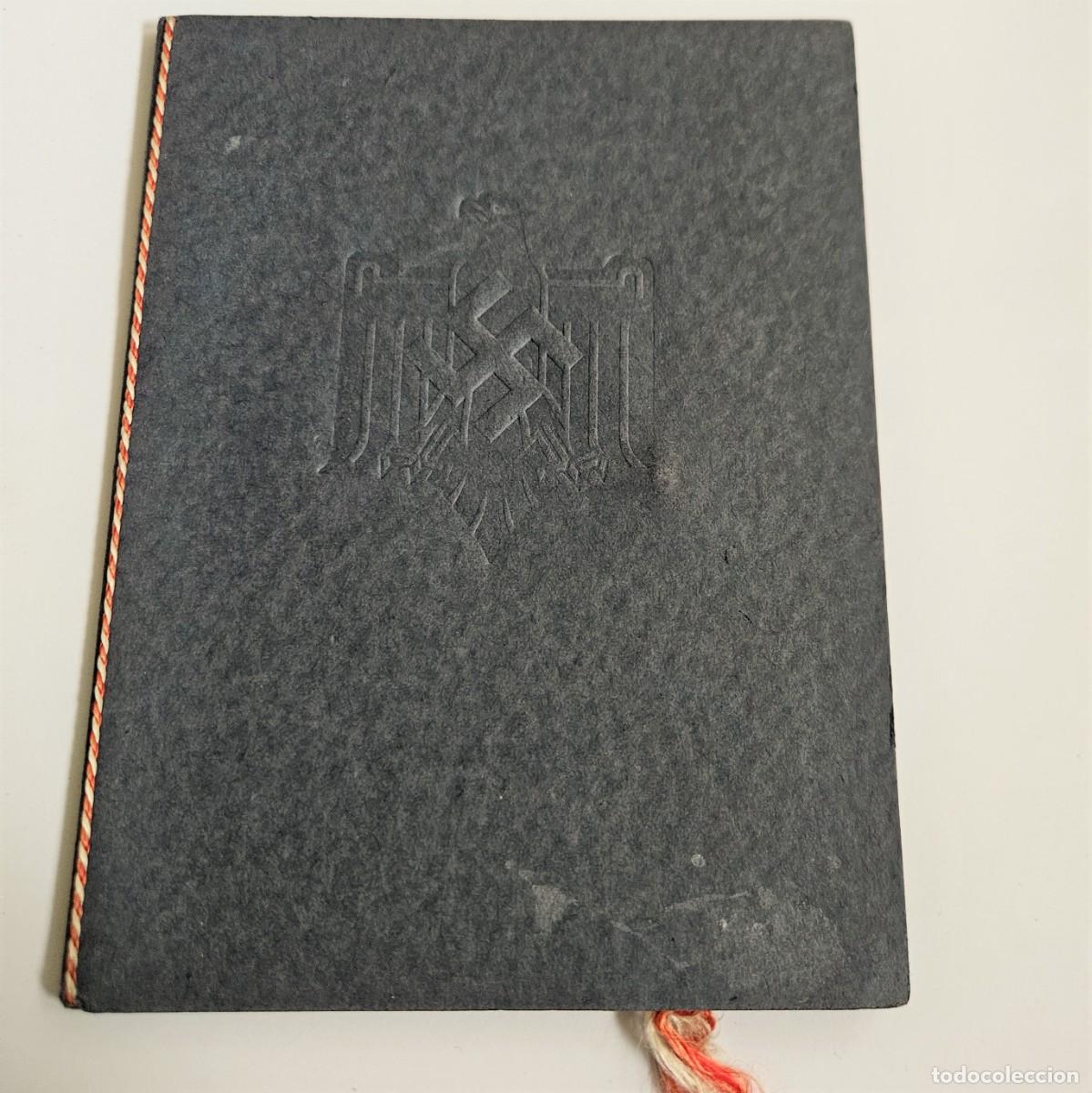 Militaria: Wehrmacht. Documento original &rdquo;Grenzlandkreisfest equipamiento heptatl&oacute;n&rdquo;. 1937