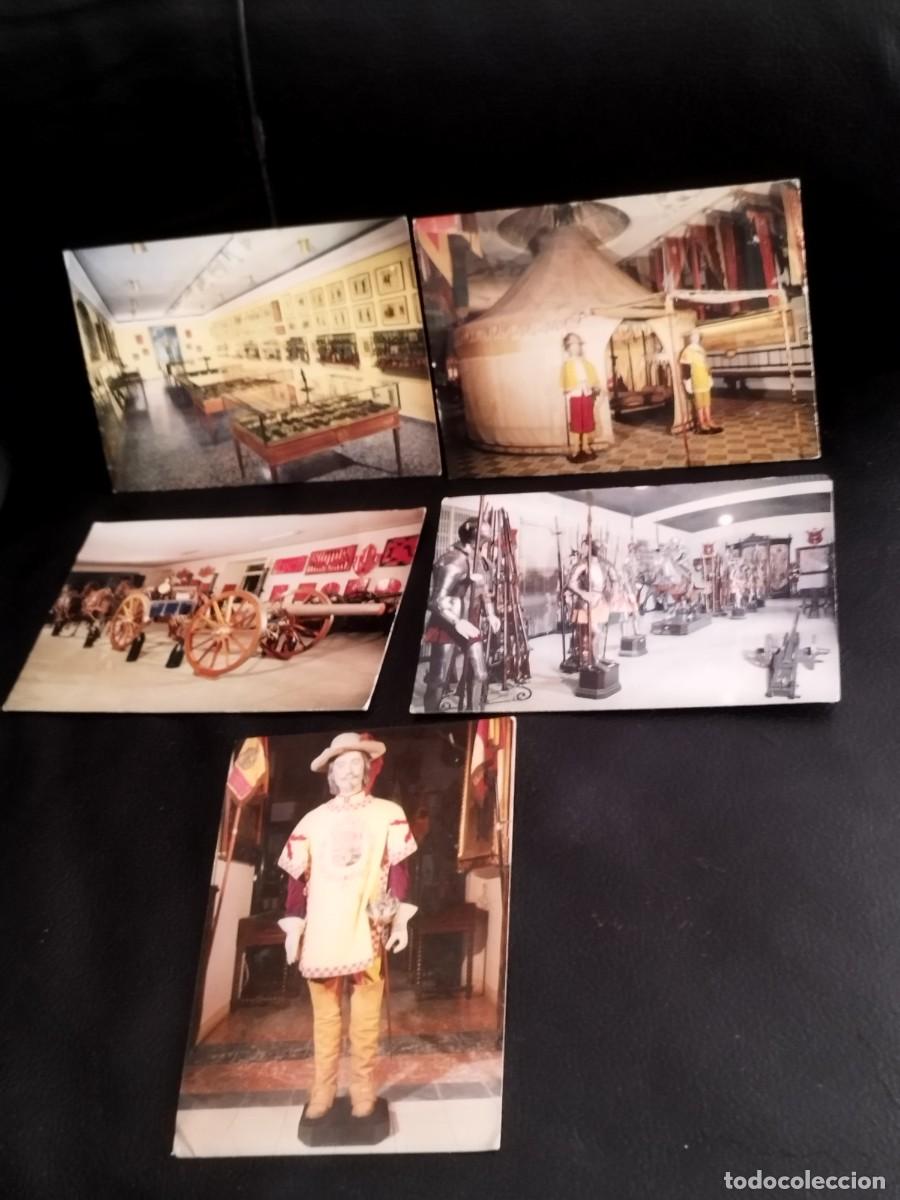 Militaria: Colecci&oacute;n 5 tarjetas postales del museo del ejercito. - Foto 1