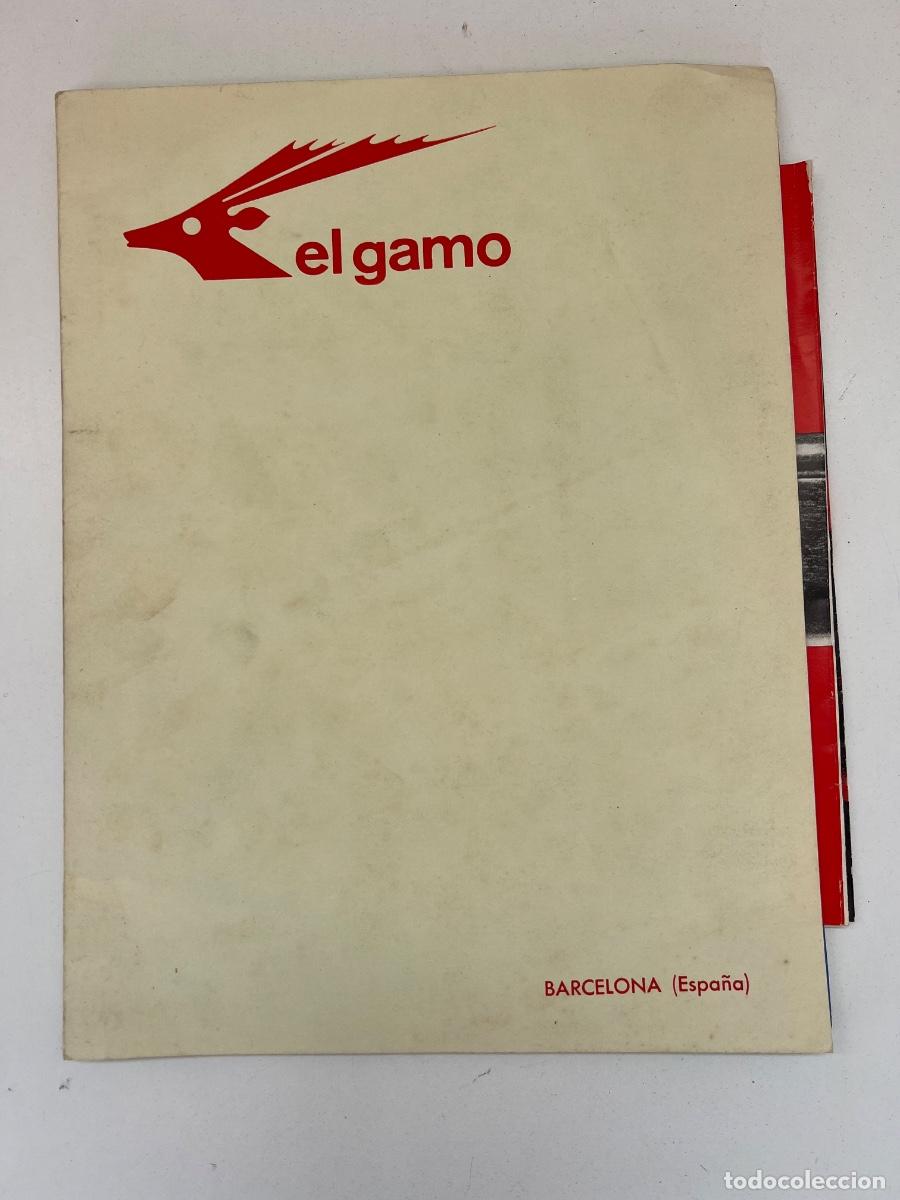 Militaria: CATALOGO INDUSTRIAS EL GAMO CARABINAS JUNIO 1965