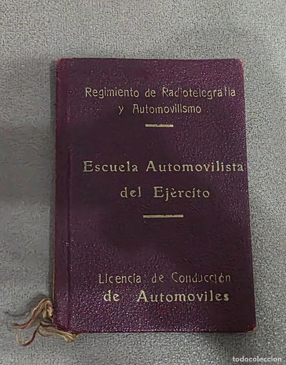 Military Antiques: Licencia de conducci&oacute;n militar de 1928