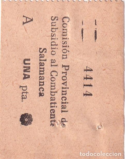 Militaria: Comisi&oacute;n provincial de subsidio al combatiente Salamanca Una pta