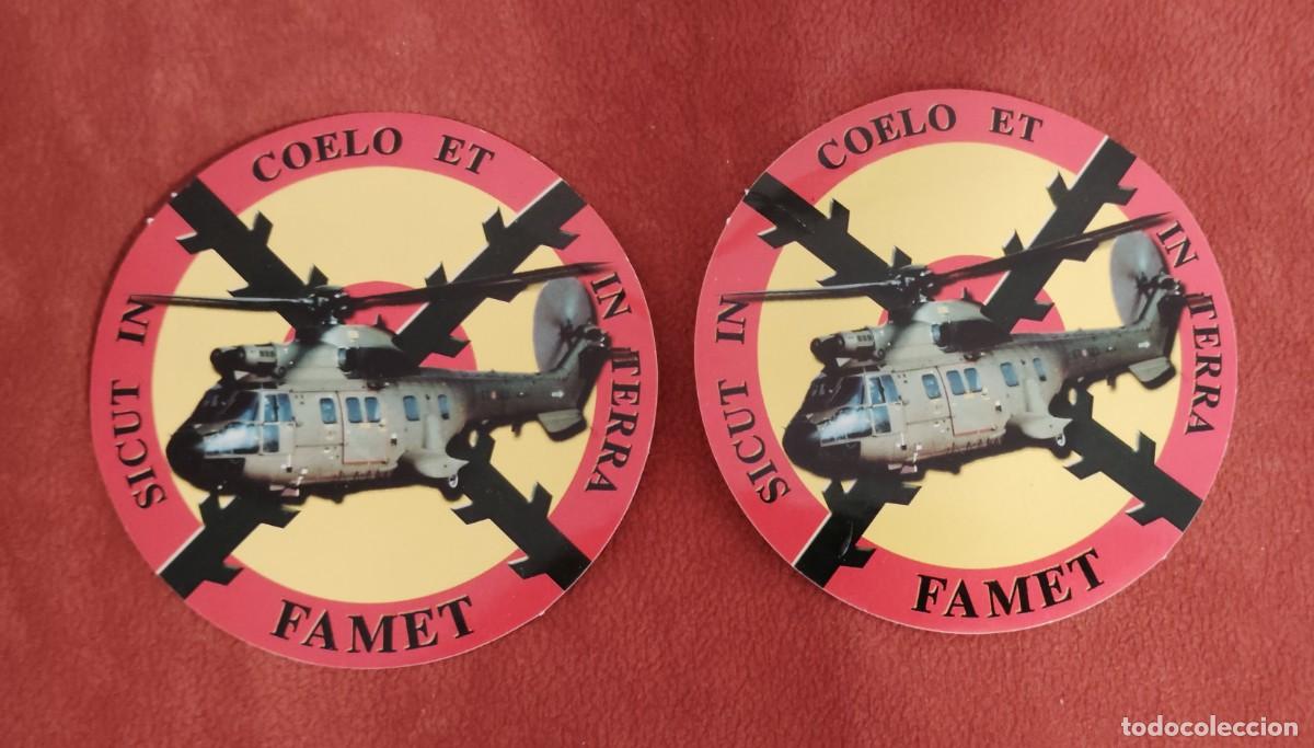 Militaria: FAMET. PEGATINAS MILITARES.ENVIO INCLUIDO..