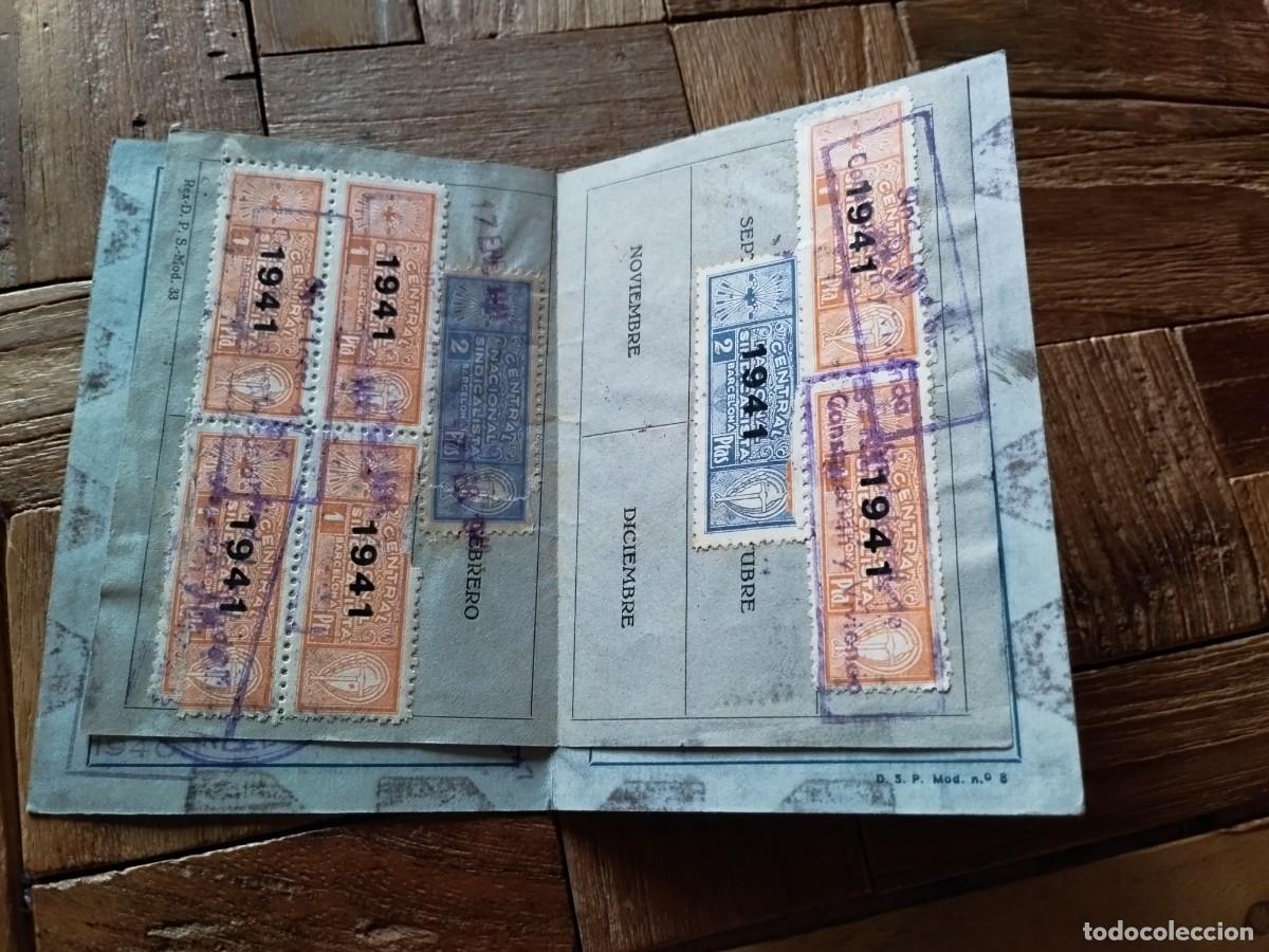 Militaria: Carnet sindicato CNS - Foto 1