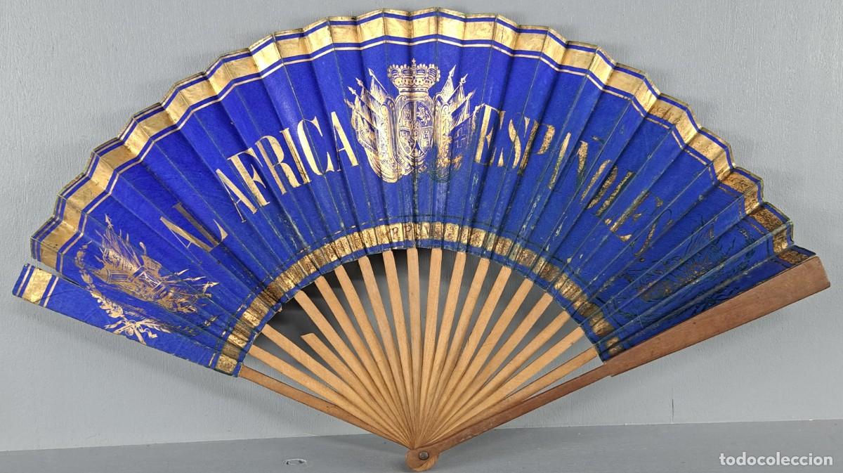 Militaria: Abanico hist&oacute;rico de la Guerra de &Aacute;frica, 1860 AL &Aacute;FRICA ESPA&Ntilde;OLES