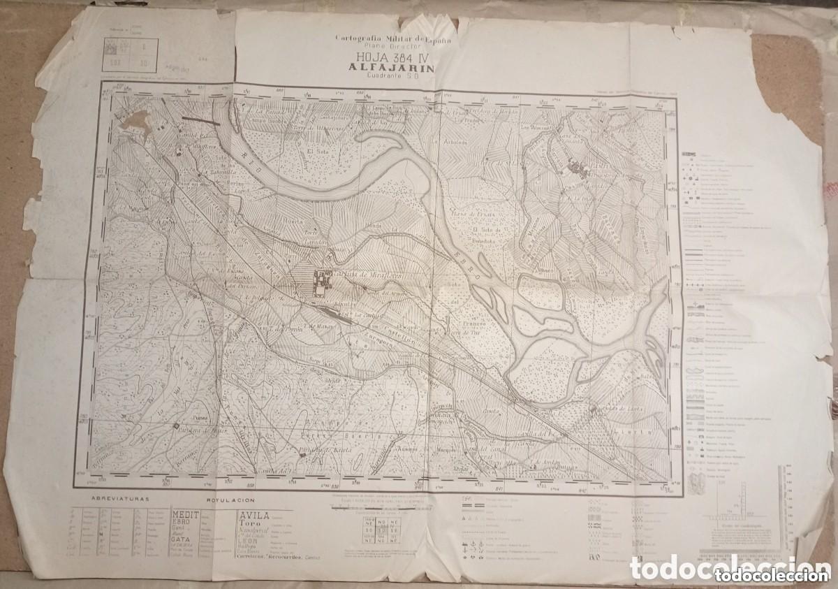 Militaria: CARTOGRAF&Iacute;A MILITAR DE ESPA&Ntilde;A. PLANO DIRECTOR. HOJA 384-IV. ALFAJAR&Iacute;N. ESTADO MAYOR...A&Ntilde;O 1943