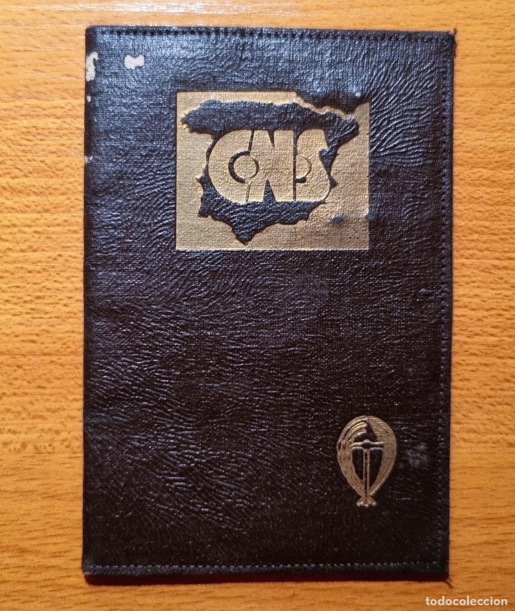 Militaria: CARNET CON SU FUNDA DE LA CENTRAL NACIONAL SINDICALISTA
