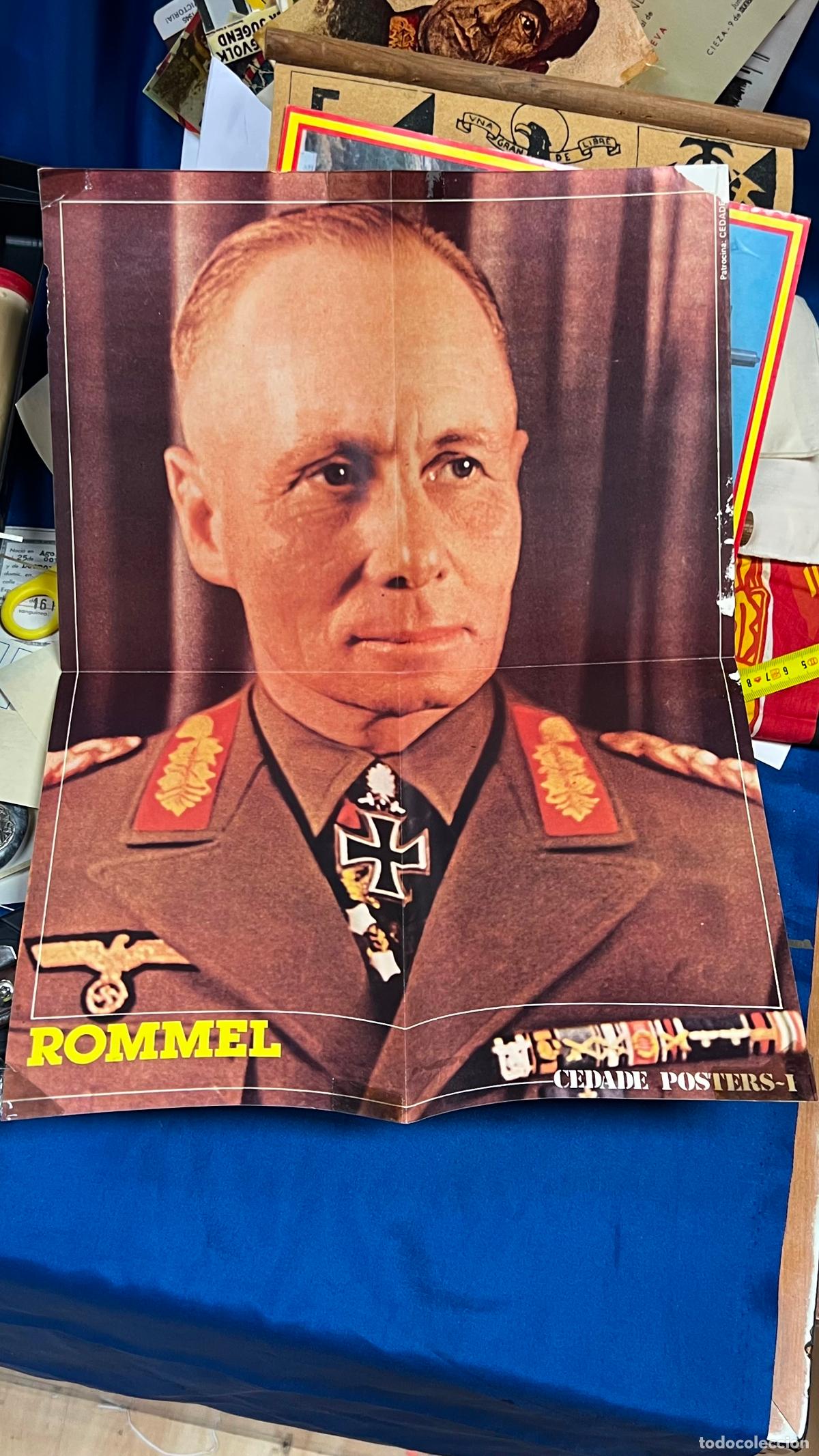 Militaria: POSTER ROMMEL REVISTA CEDADE