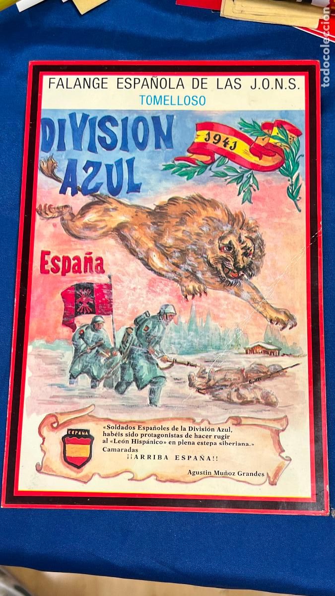 Militaria: FOLLETO PUBLICITARIO DIVISION AZUL