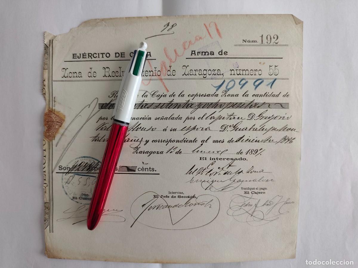 Militaria: EJERCITO DE CUBA ADELANTO DE PAGA OFICIALES