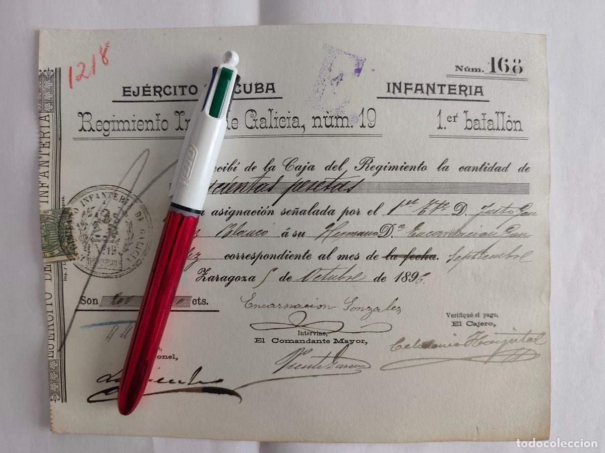 Militaria: EJERCITO DE CUBA ADELANTO DE PAGA OFICIALES