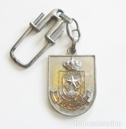 Militaria: LLAVERO MILITAR EJ&Eacute;RCITO ESPA&Ntilde;OL EJERCICIO MANIOBRAS ESTADOS UNIDOS HISPEX 87 1987 FOC EBRO