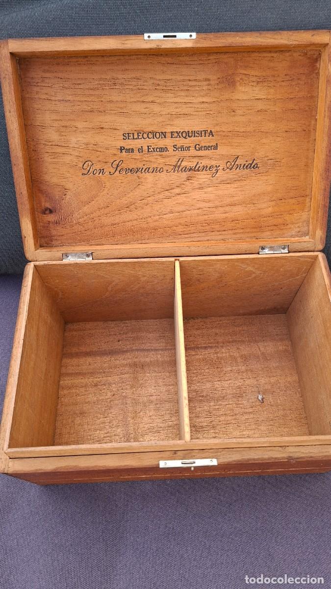 Militaria: Caja de puros habanos seleccion Exquisita para El Sr General Severiano mart&iacute;nez anido