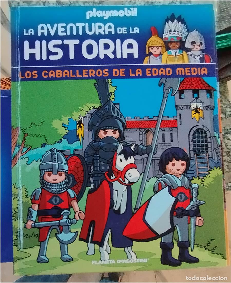 Militaria: LOS CABALLEROS DE LA EDAD MEDIA PLAYMOBIL LA AVENTURA DE LA HISTORIA LIBRO COMIC NUMERO 18