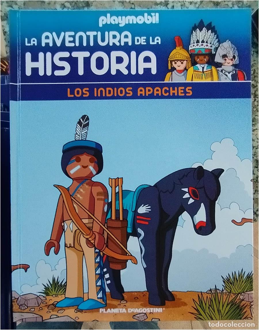 Militaria: LOS INDIOS APACHES PLAYMOBIL LA AVENTURA DE LA HISTORIA LIBRO COMIC NUMERO 31