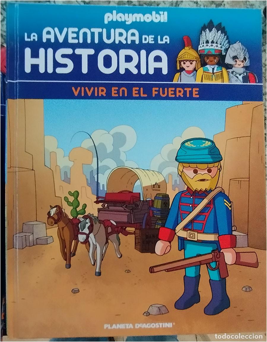 Militaria: VIVIR EN EL FUERTE PLAYMOBIL LA AVENTURA DE LA HISTORIA LIBRO COMIC NUMERO 43