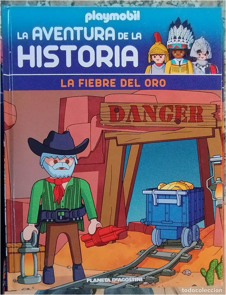 Militaria: LA FIEBRE DEL ORO PLAYMOBIL LA AVENTURA DE LA HISTORIA LIBRO COMIC NUMERO 45