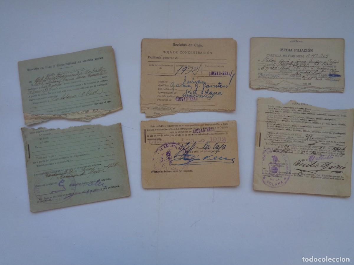 Militaria: REPUBLICA : CARTILLA MILITAR COMPLETA DE SOLDADO DE LA SOLANA ( CIUDAD REAL ), 1934