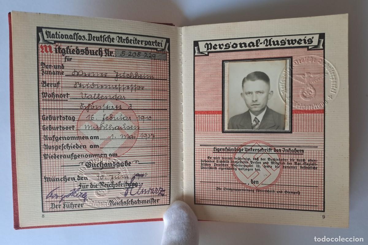 Militaria: Cartilla del partido Nacionalista Obrero Aleman ( NSDAP)