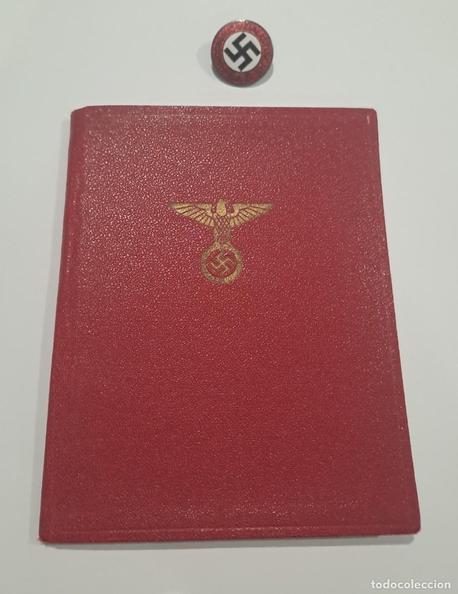 Militaria: Cartilla afiliaci&oacute;n del partido( NSDAP) MUY INTERESANTE