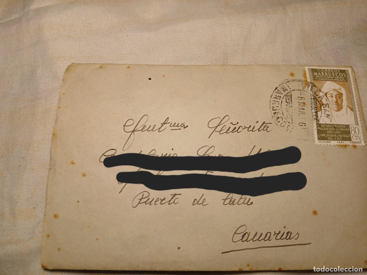 Militaria: Antigua carta militar desde tercio Alejandro farnesio IV la legi&oacute;n a las palmas a&ntilde;o 1956 villa sanju