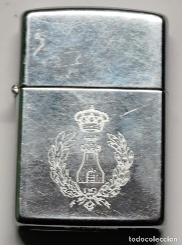 Militaria: ORIGINAL ENCENDEDOR ZIPPO CON EMBLEMA DE &rdquo;INGENIEROS&rdquo; GRABADO. (1994)