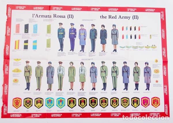 Militaria: GRAN POSTER DE UNIFORMIDAD DEL EJ&Eacute;RCITO RUSO