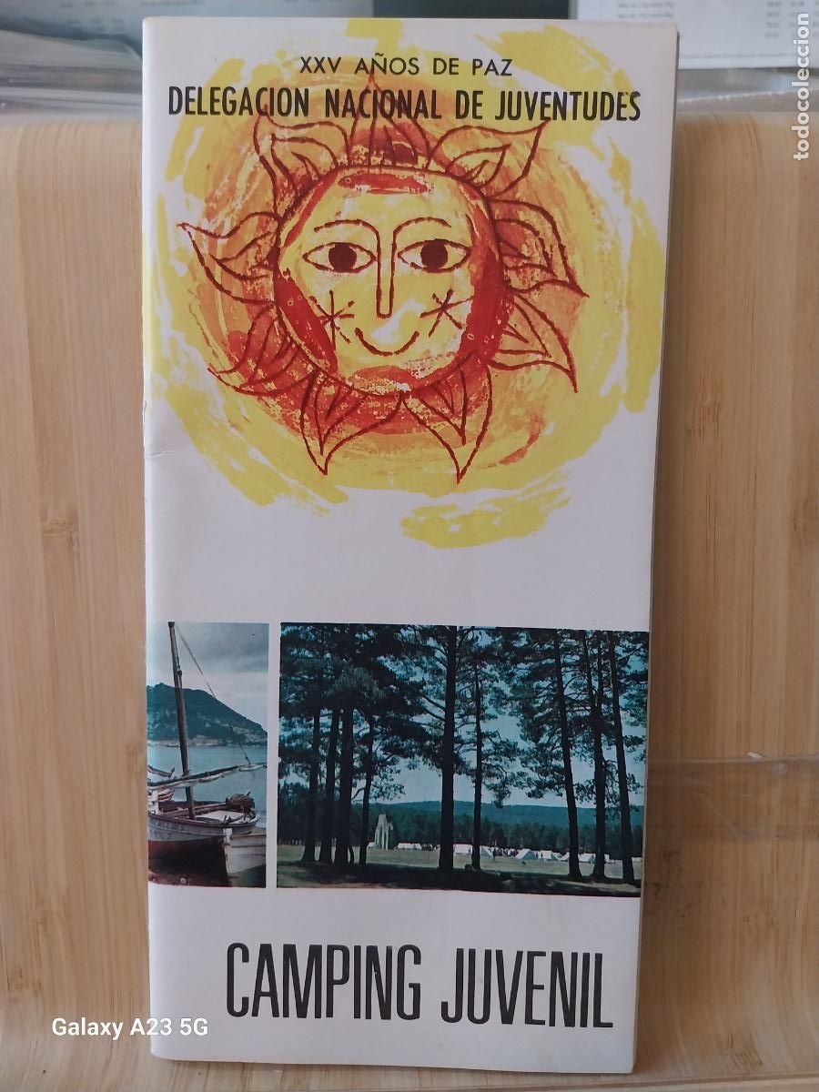 Militaria: OJE FALANGE DELEGACION JUVENTUDES CAMPING JUVENIL MAPA DESPLEGABLE ALBERGUES