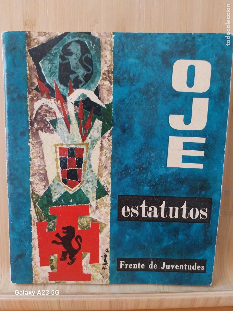Militaria: OJE FALANGE ESTATUTOS FRENTE JUVENTUDES A&Ntilde;O 1960 30 PAG15.4X13CMS FLECHAS CADETES