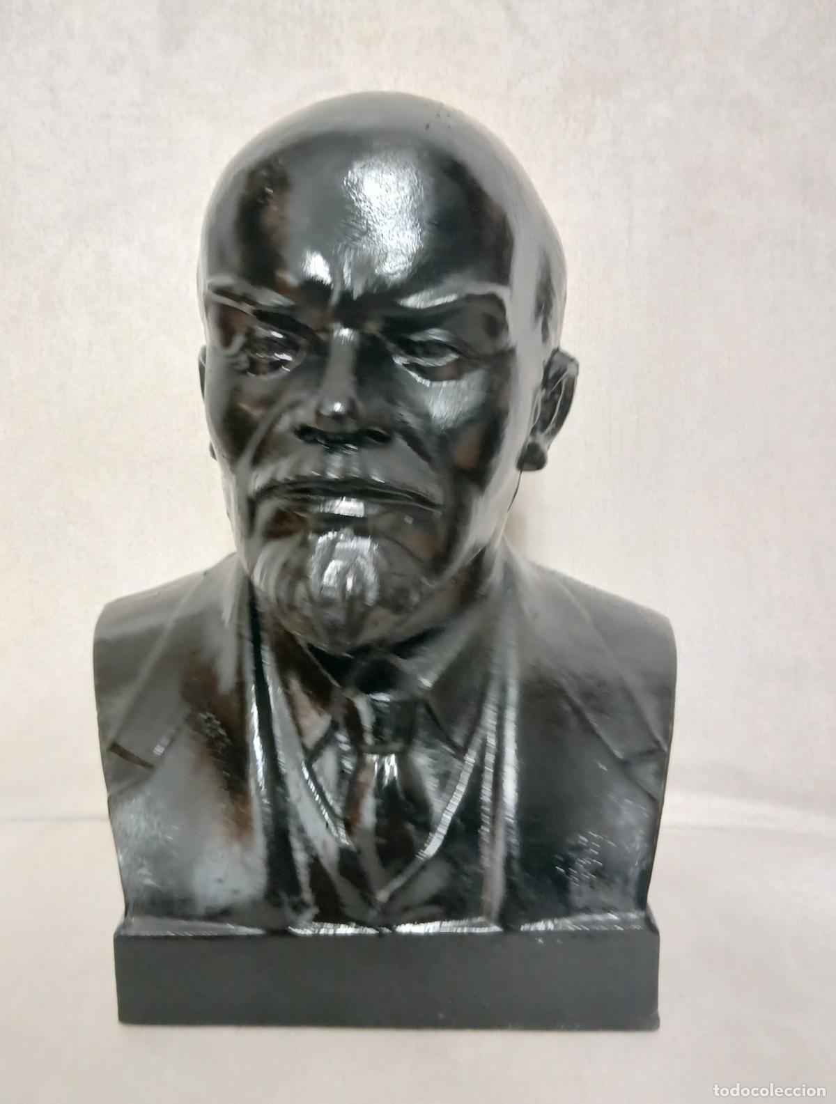 Militaria: Busto de Lenin.Silumina - Foto 2