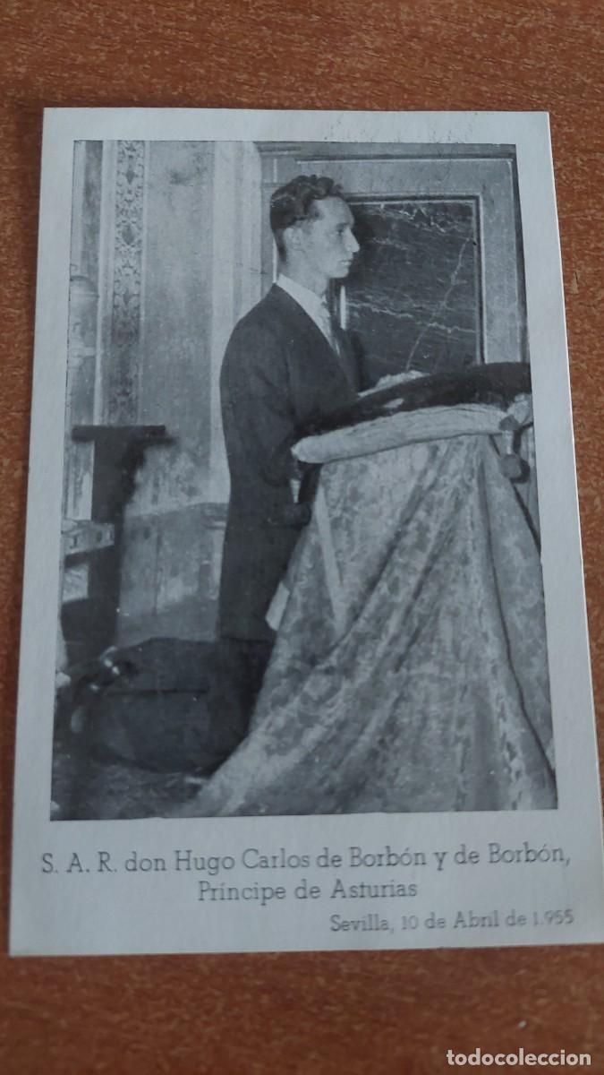Militaria: Panfleto carlista Hugo Carlos de Borbob Sevilla 1955