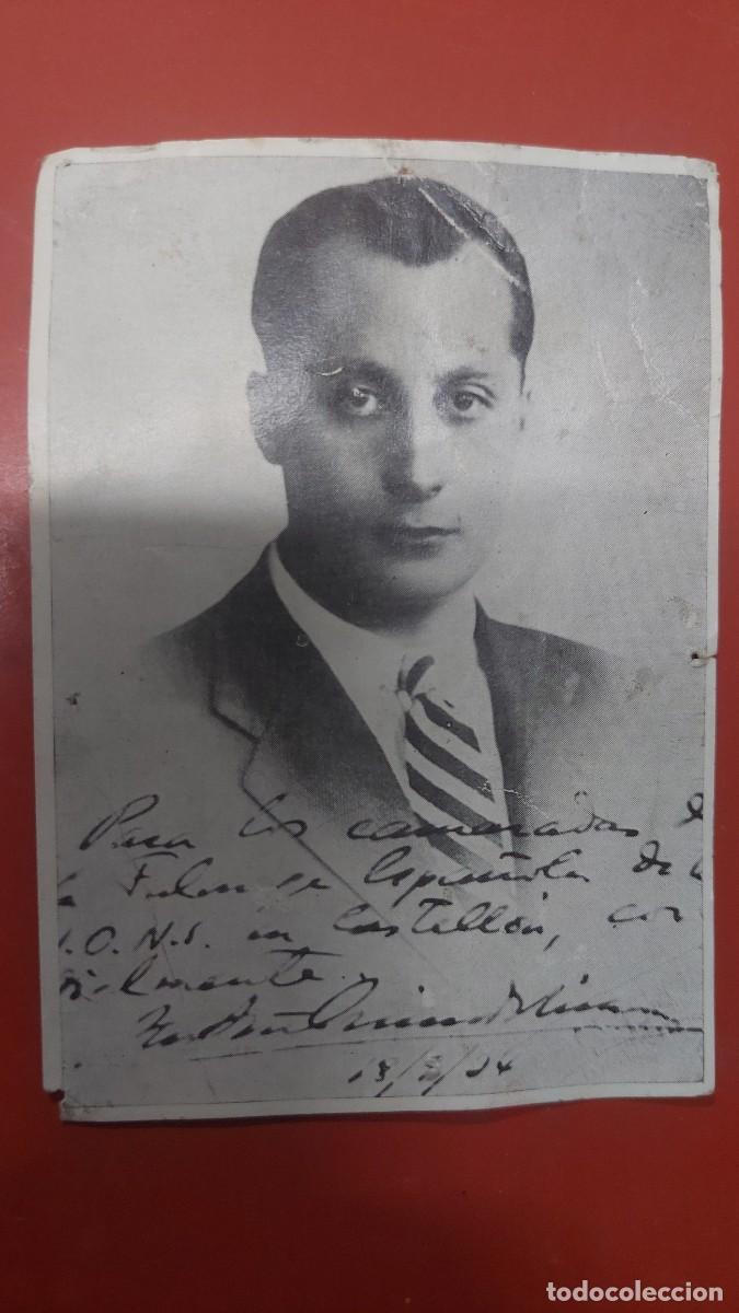 Militaria: Estampa de Joe Antonio Primo de Rivera