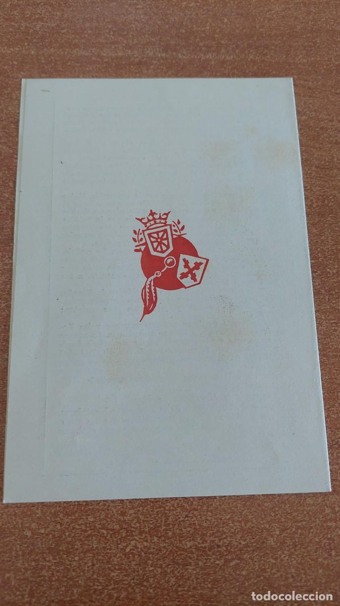 Militaria: Documento Feria Montejurra 1958 - Foto 3
