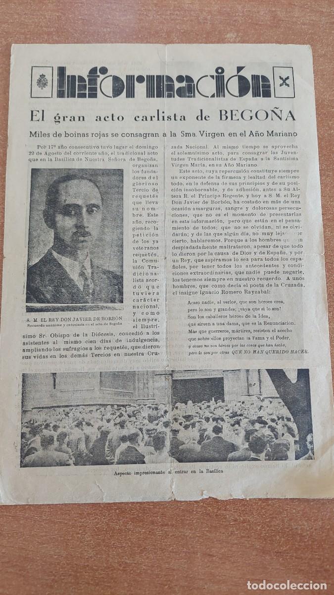 Militaria: Periodico Carlista Informaci&oacute;n