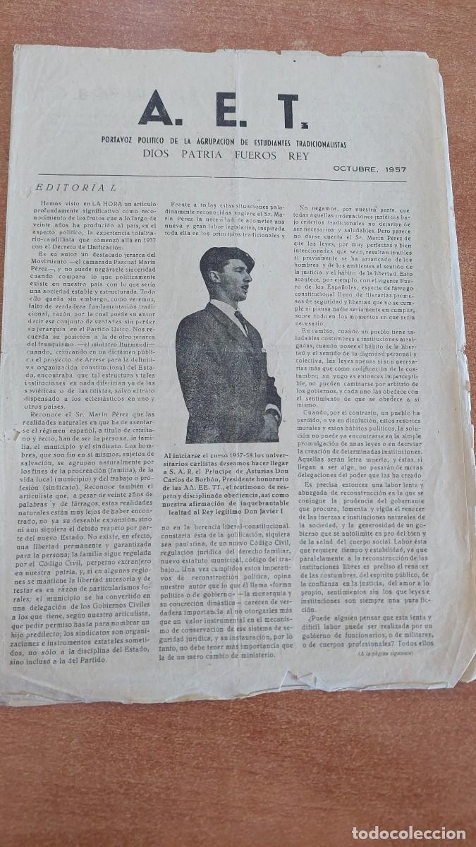 Military Antiques: Periodico Carlista AET 1957