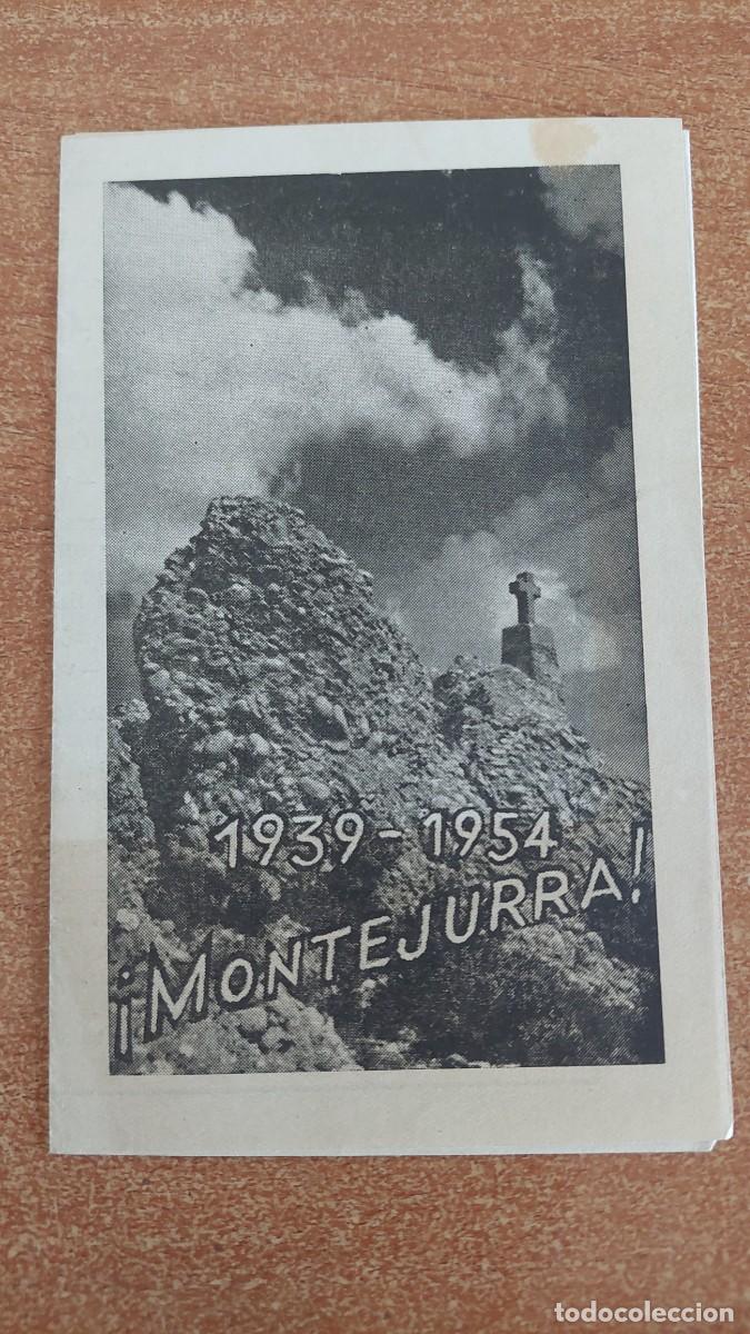 Militaria: Documento pasquin carlista Montejurra 1954