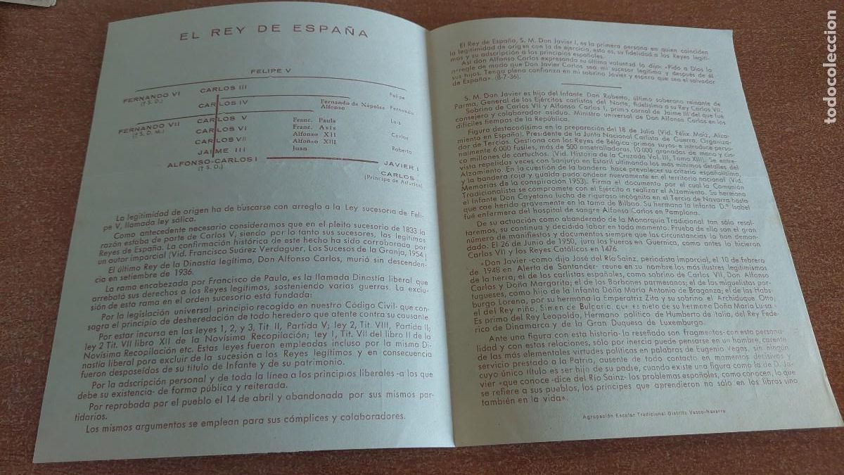 Militaria: Documento pasquin carlista - Foto 2