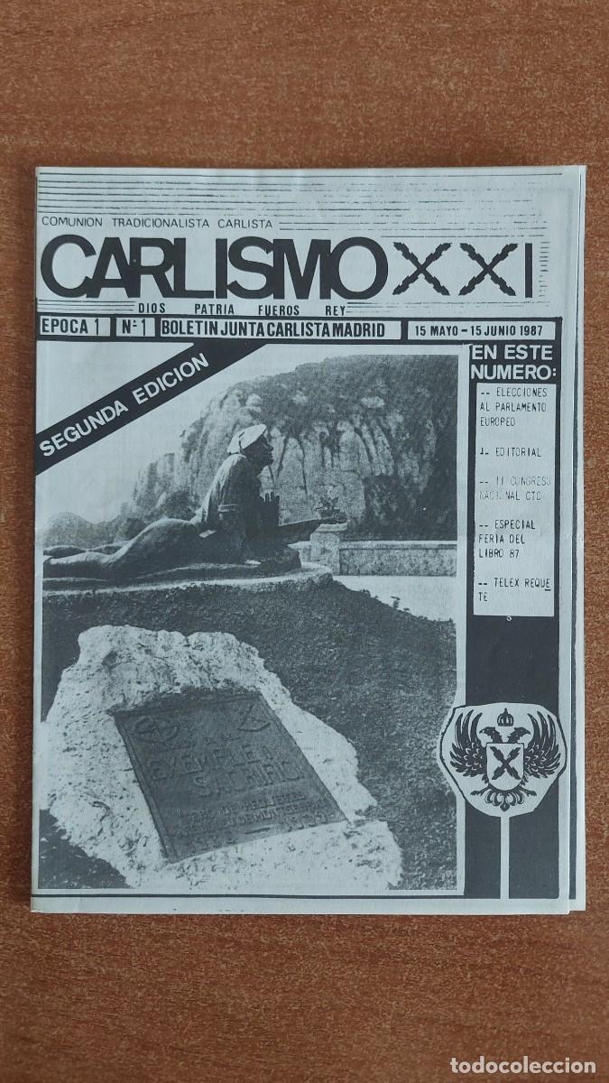 Militaria: Bolet&iacute;n Carlista Carlismo XXI n&uacute;mero 1 1987