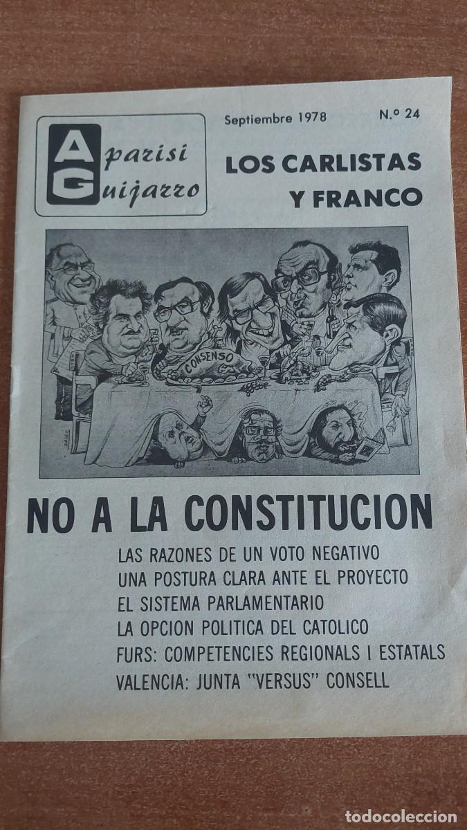 Militaria: Peri&oacute;dico Carlista Aparici Guijarro Septiembre 1978