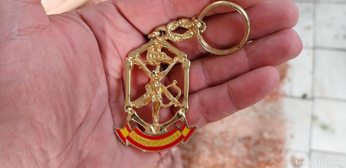 Militaria: LEGION ESPA&Ntilde;OLA GRAN LLAVERO SARAJEVO 1994