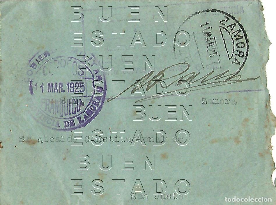 Militaria: 1925 PUEBLA DE SANABRIA SAN JUSTO ZAMORA CARTA Y SOBRE BATALLON CAJA DE RECLUTA 88 M52