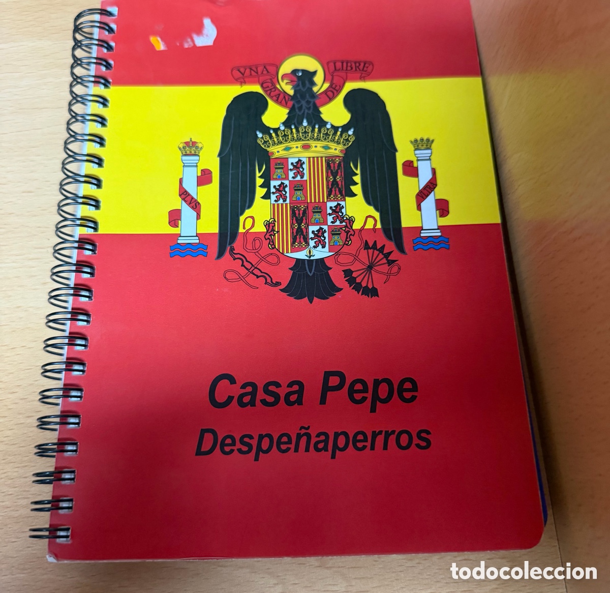 Militaria: Cuaderno Franco Casa Pepe