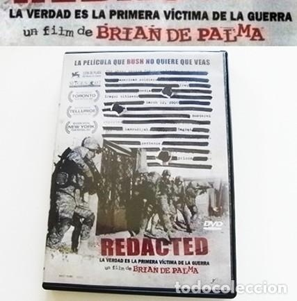 Militaria: REDACTED DVD INSP. HECHO REAL BRIAN DE PALMA SOLDADOS EEUU GENOCIDAS VIOLACI&Oacute;N GUERRA IRAK EJ&Eacute;RCITO