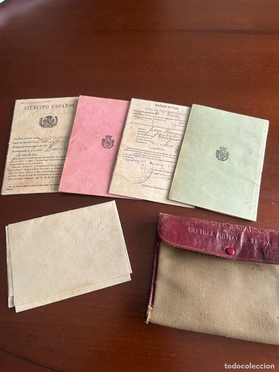 Military Antiques: Cartilla y documentos Alfonso XIII