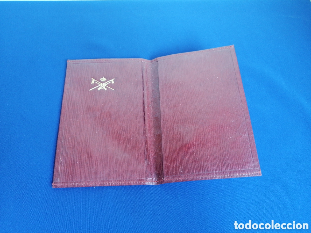 Militaria: EJ&Eacute;RCITO ESPA&Ntilde;OL DE CABALLERIA FUNDA CARTILLA ANTIGUA