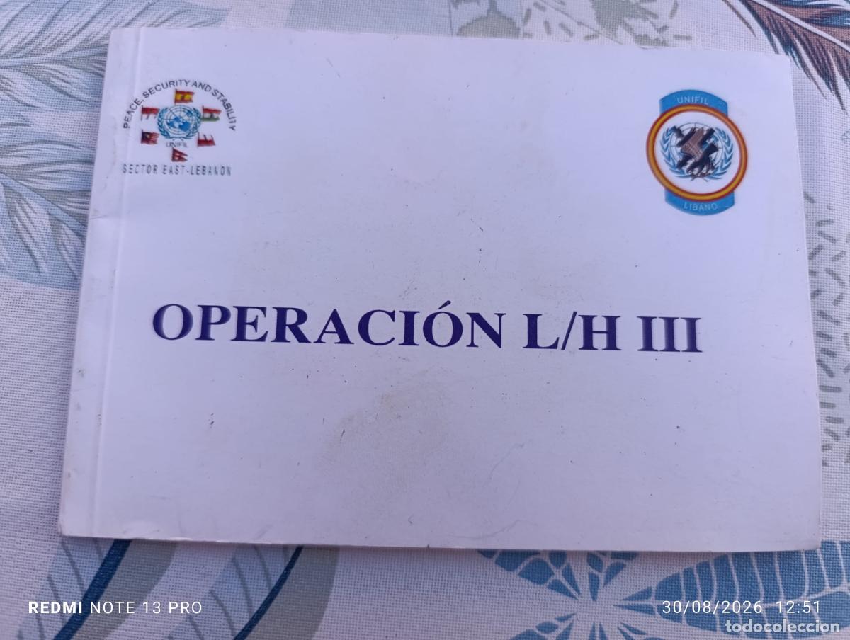 Militaria: UNIFIL,OPERACION LH/III.