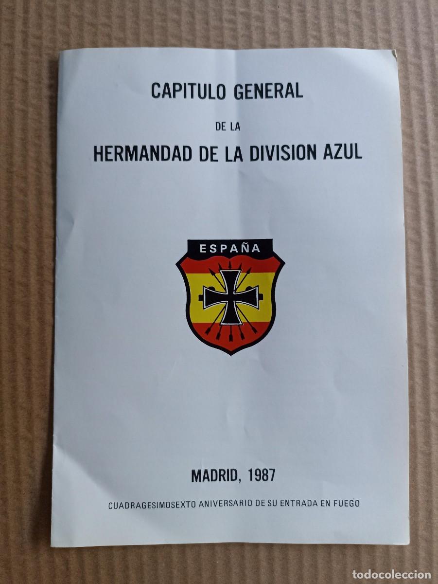Militaria: Cap&iacute;tulo General de la Divisi&oacute;n Azul (III Reich Hitler- Nazi- Alemania) WWII