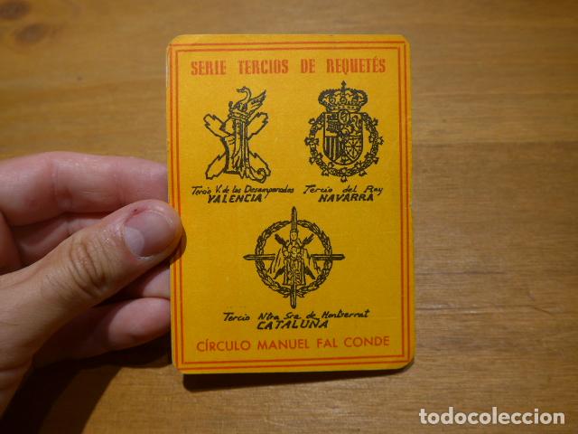 Militaria: Antiguo calendario carlista de 1985, serie tercios de requetes, circulo manuel fal conde.