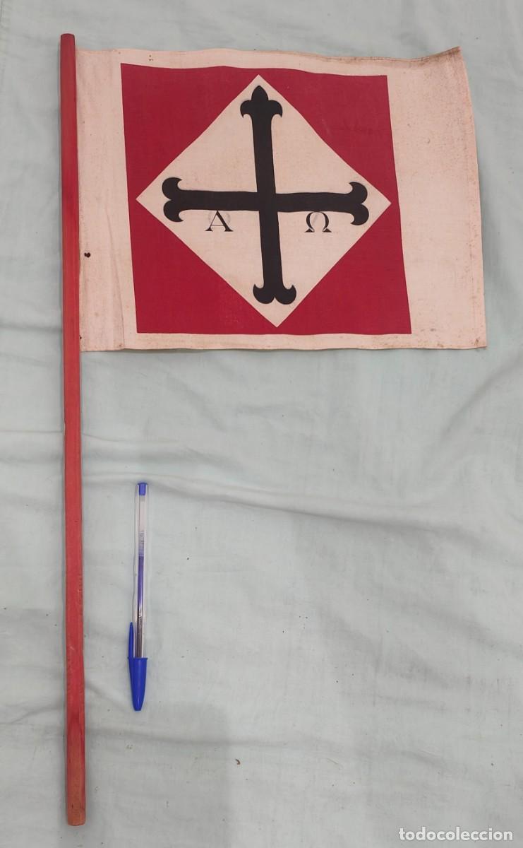 Militaria: Banderin de la CEDA ,partido de Gil Robles, epoca Republica , Guerra Civil